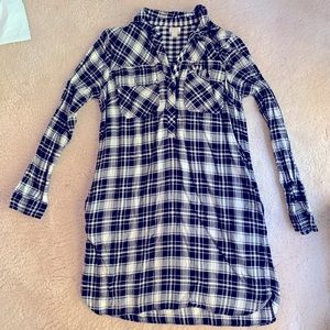 J Crew Flannel Dress